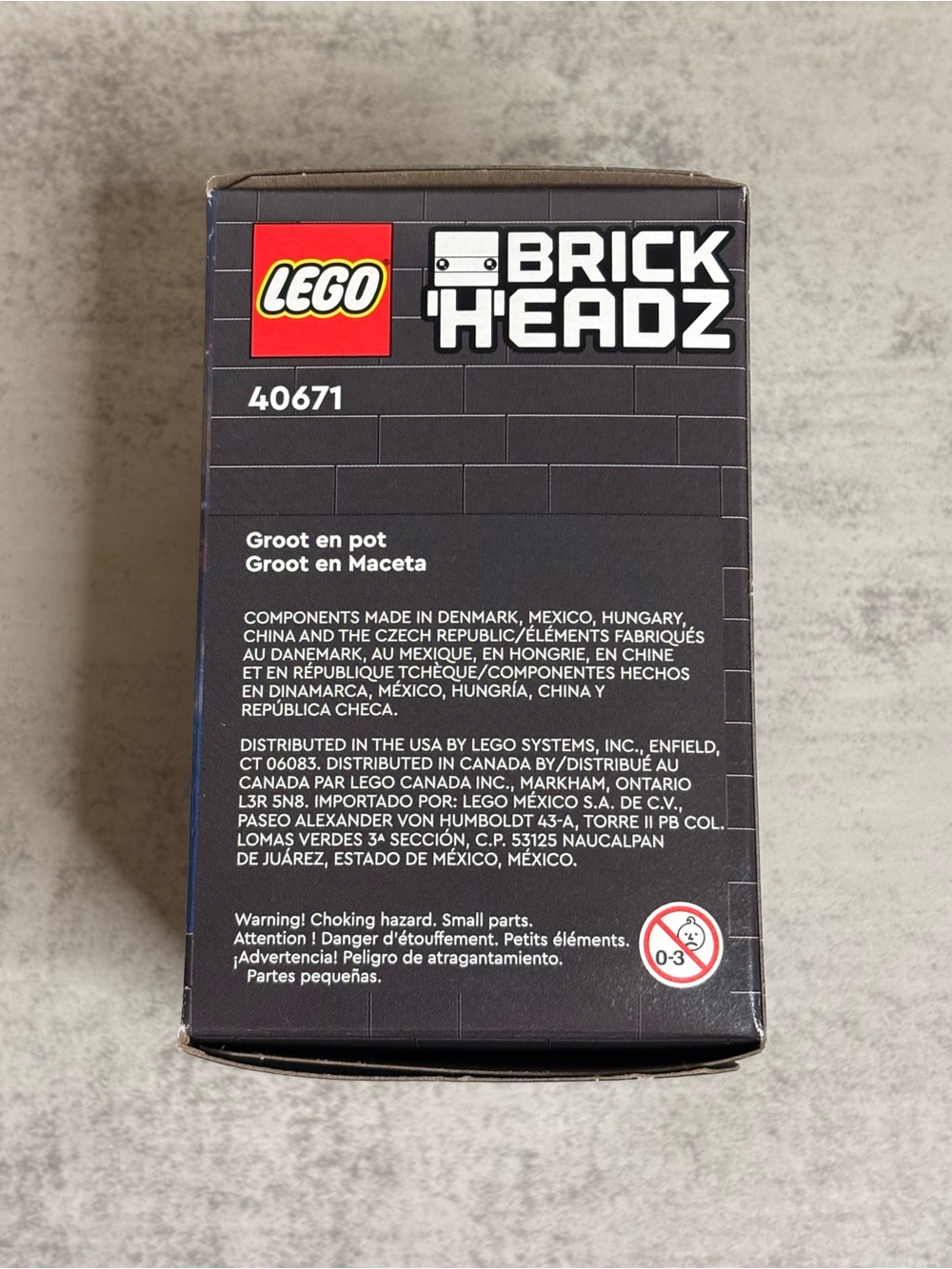 Lego Marvel BrickHeadz Potted Groot Set (#40671) - Picture 3 of 7